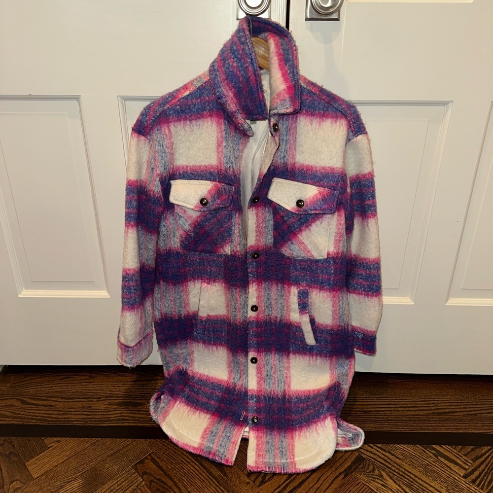 BLANK NYC shacket coat